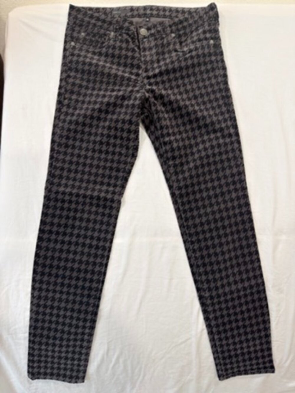 KUT from the Kloth Diana Skinny Jeans Size 10 Houndstooth Stretch Pants